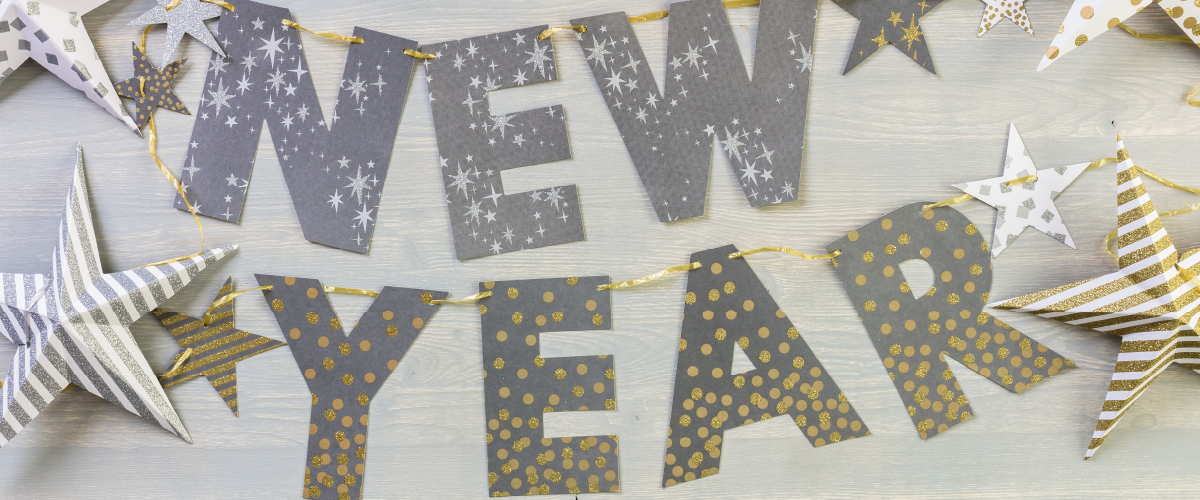 New Year sign