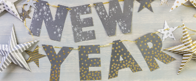 New Year sign