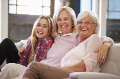 Women smiling Women smiling